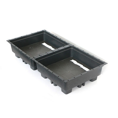 Tuingebruik Plastic vierkante plantencontainers Dakplanter Tuinzaadvermenigvuldigingsbak