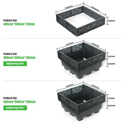 Ondersteuningsruimte Ruimte Selectie Plastic Plant Tray voor Home Garden Flower Pot en Planter