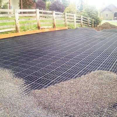 Parkeerplaats Gravel Pavers Ground Stabilization Plastic Grid voor 9 Hoeveelheid per vierkante meter