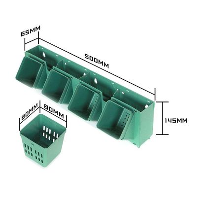 Moderne stijl stapelbare tuin verticale kunststof kruidenplanter voor binnenplant