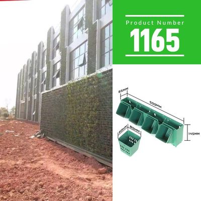 Moderne stijl stapelbare tuin verticale kunststof kruidenplanter voor binnenplant