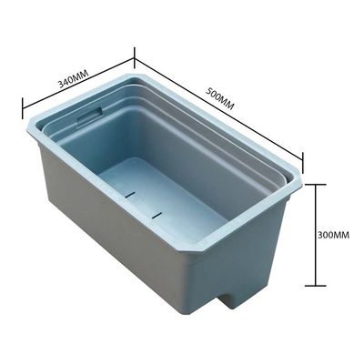 Wandpallet inclusief PVC-planterbox voor buitenafwerking