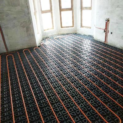 450*450*25mm Plastic Multifold Warm Water Underfloor Heating System Voor magazijn