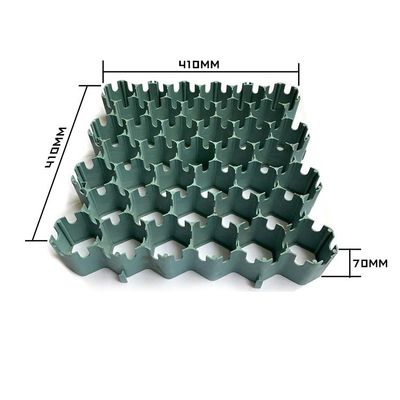 70mm Hoogte Geocell Raster Parkeerplaats Plastic Car Stabilizer Paving oprit Gravel Grid