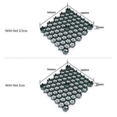 Hdpe Interlock Plastic Paver Grid voor het beschermen van gras 4 Hoeveelheid per vierkante meter