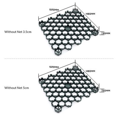 4 Hoeveelheid per vierkante meter HDPE-blok graspaver Plastic Grid voor poreus pavinggrid