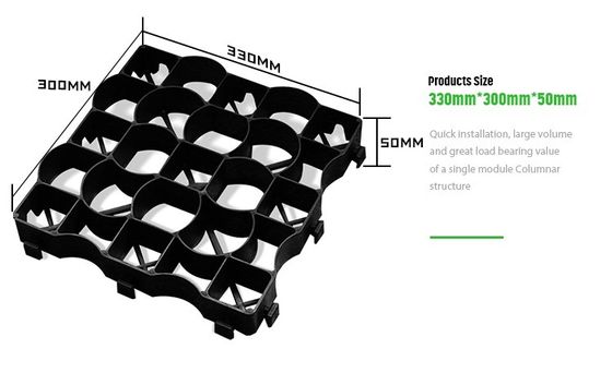 Ground Stabilization Plastic Grid voor het versterken van de bodem 4 Hoeveelheid per vierkante meter