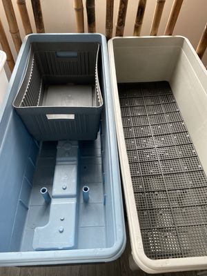 Plastic tuinbak voor bloemen/groene planten Verbeter uw tuinbouw ervaring