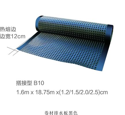 Sterke compressieweerstand Drainage Cell Plastic Drainage Systems 2,0 mm Cup Height