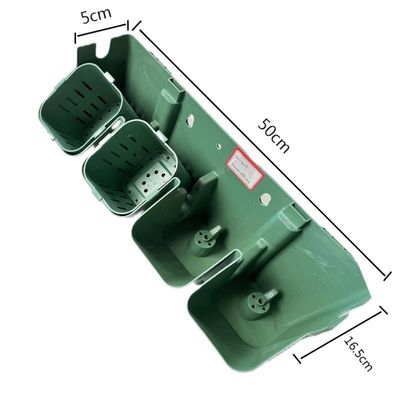 Gepersonaliseerde groene muur PP Sterke verticale plastic bloempot voor binnen/tuin decoratie