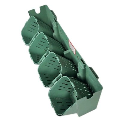 500*5 mm stapelbare plantenplastic bloempot voor groen Living Wall in zwart/groen