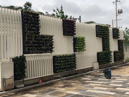 500*5 mm stapelbare plantenplastic bloempot voor groen Living Wall in zwart/groen