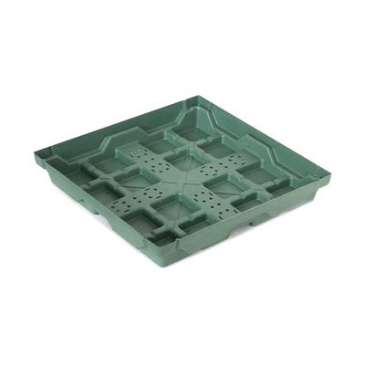 PP-materiaal Decoratieve tuinbloempot voor modulaire groene dakbakken
