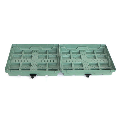 PP-materiaal Decoratieve tuinbloempot voor modulaire groene dakbakken