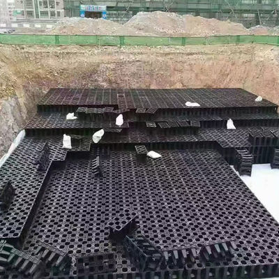 Na-service Ondersteuning op het internet HDPE regenwaterverzamelingsmodule voor graswater afwatersysteem