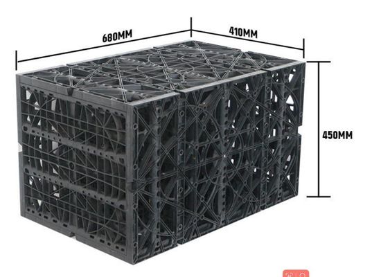 Smart Stormwater Modules Plug-in Soakaway Crate met 117L wateropslagcapaciteit