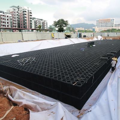 Ontwerp van de geocellular unit voor stormwaterinfiltratietank voor duurzame wateropvang