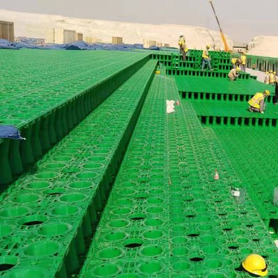 Infiltratietank voor regenwater gemaakt van HDPE-materiaal voor langdurige regenwateropslag